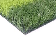 Realistic Natural Artificial Soccer Turf With PP cloth + Net + SBR Latex Glue Backing