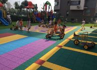 Colorful Customized Removable Kindergarten Flooring Shock Absorber Green